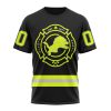 NFL Detroit Lions Custom Name Number Special FireFighter Uniform T-Shirt
