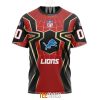 NFL Detroit Lions Custom Name Number Spider Man T-Shirt