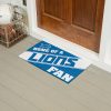 NFL Detroit Lions Home Of A Fan Rubber Doormat
