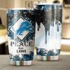 NFL Detroit Lions Peace Love Tumbler