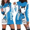 NFL Detroit Lions Snoopy Lover Women Hoodie Dress