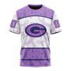 NFL Green Bay Packers Custom Name Number Fight Cancer T-Shirt