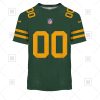 NFL Green Bay Packers Custom Name Number Green Road Jersey T-Shirt