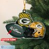 NFL Green Bay Packers Custom Number Rugby Ball Helmet Custom Shaped Ornament
