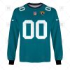 NFL Jacksonville Jaguars Custom Name Number Teal Home Jersey Sweatshirt