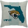 NFL Jacksonville Jaguars Home Square Pillow Case
