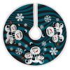 NFL Jacksonville Jaguars Snowman Sherpa Christmas Tree Skirt