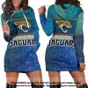 NFL Jacksonville Jaguars Special Design Women Hoodie Dress