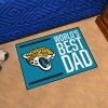 NFL Jacksonville Jaguars World’s Best Dad Rubber Doormat