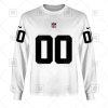 NFL Las Vegas Raiders Custom Name Number White Road Jersey Sweatshirt