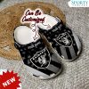 NFL Las Vegas Raiders Custom Name Star Flag Crocs