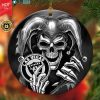 NFL Las Vegas Raiders Skull Joker Round Ornament