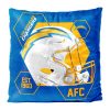 NFL Los Angeles Chargers Connector Velvet Square Pillow Case