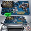 NFL Los Angeles Chargers Custom Name Camo Car Sunshade