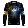 NFL Los Angeles Rams Custom Name Number Rose Dragon Sweatshirt
