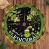 NFL Los Angeles Rams Grinch Green Monster Christmas Tree Skirt