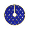 NFL Los Angeles Rams Navy Micro Plush Christmas Tree Skirt