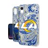 NFL Los Angeles Rams Paisley Design Phone Case