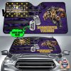 NFL Minnesota Vikings Custom Name Camo Car Sunshade