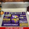 NFL Minnesota Vikings Custom Name In This House Rubber Doormat