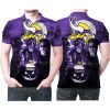 NFL Minnesota Vikings Jason Voorhees Halloween Polo Shirt