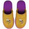 NFL Minnesota Vikings Purple Dots In-House Slippers