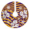 NFL Minnesota Vikings Snowman Sherpa Christmas Tree Skirt