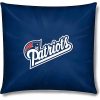 NFL New England Patriots Blue Square Pillow Case