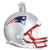 NFL New England Patriots Helmet Custom Shaped Ornament