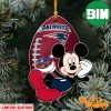 NFL New England Patriots Mickey Custom Shaped Ornament