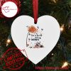 NFL New England Patriots White Heart Shaped Ornament