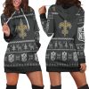 NFL New Orleans Saints Holiday Women Hoodie Dress