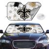 NFL New Orleans Saints White Car Sunshade