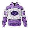 NFL New York Jets Custom Name Number Fight Cancer Pullover Hoodie