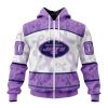 NFL New York Jets Custom Name Number Fight Cancer Zip Up Hoodie
