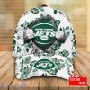 NFL New York Jets Custom Name Tropical Flower Classic Cap
