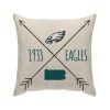 NFL Philadelphia Eagles Cross Arrow Square Pillow Case