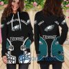 NFL Philadelphia Eagles Helmet Women Hoodie Dress