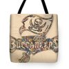 NFL Tampa Bay Buccaneers Art Design Tote Bag