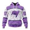NFL Tampa Bay Buccaneers Custom Name Number Fight Cancer Pullover Hoodie