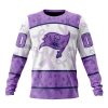 NFL Tampa Bay Buccaneers Custom Name Number Fight Cancer Sweatshirt
