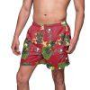 NFL Tampa Bay Buccaneers Floral Men Beach Shorts