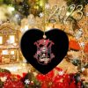 NFL Tampa Bay Buccaneers Jack Skellington Heart Shaped Ornament