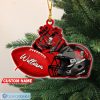 NFL Tampa Bay Buccaneers Rugby Ball Helmet Custom Shaped Ornament