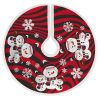 NFL Tampa Bay Buccaneers Snowman Sherpa Christmas Tree Skirt