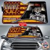 NFL Washington Commanders Custom Name Skeleton Car Sunshade