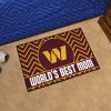 NFL Washington Commanders World’s Best Mom Rubber Doormat