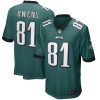 Philadelphia Eagles Terrell Owens Nike Midnight Green NFL Game Jersey