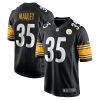 Pittsburgh Steelers Arthur Maulet Nike Black NFL Game Jersey