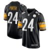 Pittsburgh Steelers Joey Porter Jr. Nike Black NFL Game Jersey